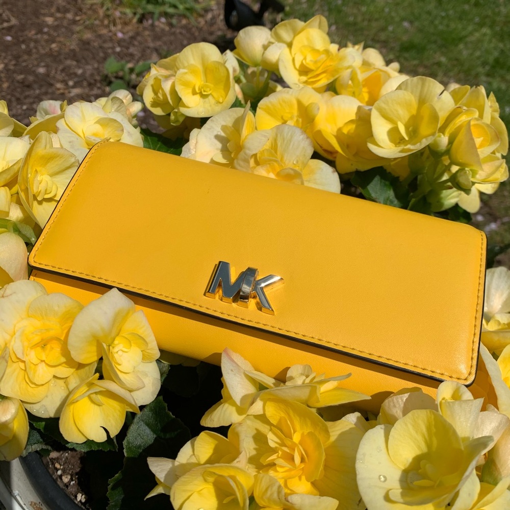 Michael Kors Yellow Wallet